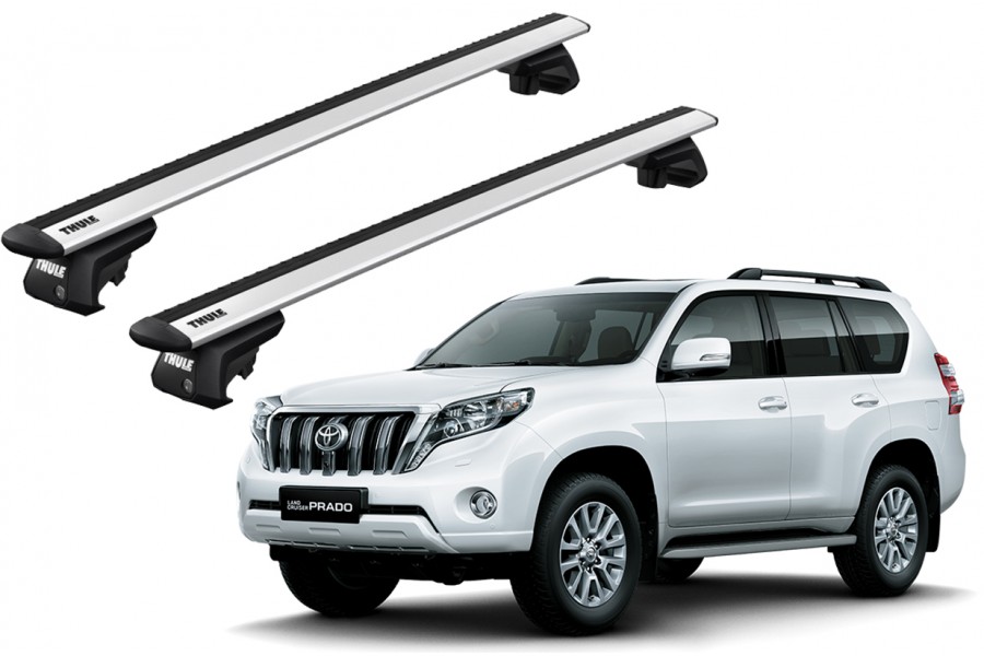 Barras THULE EVO WingBar para autos TOYOTA Land Cruiser Prado 2002 a 2009