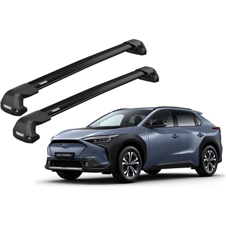 Barras THULE EDGE Flush para autos SUBARU Solterra desde 2022 negro