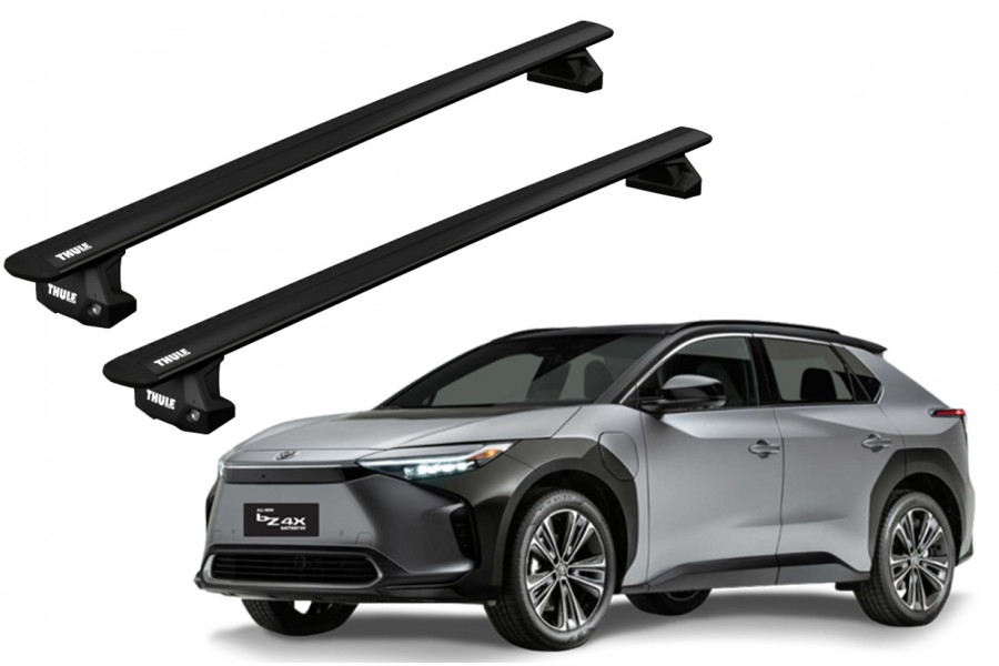 Barras THULE EVO WingBar para autos TOYOTA BZ4X desde 2022 negro