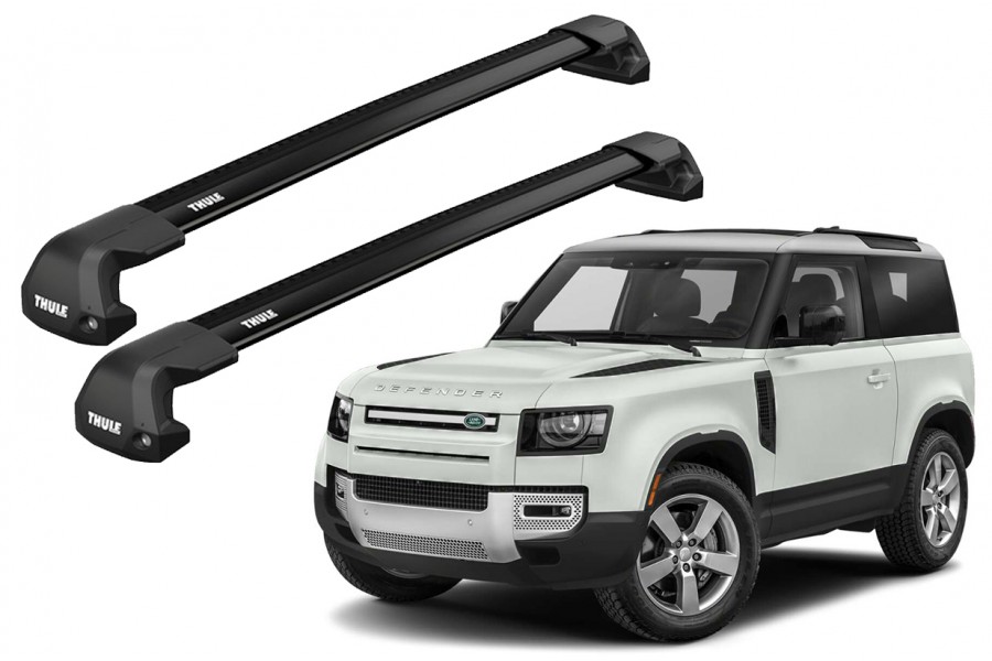 Barras THULE EDGE Flush para autos LAND ROVER Defender 90/110/130 2020- negro
