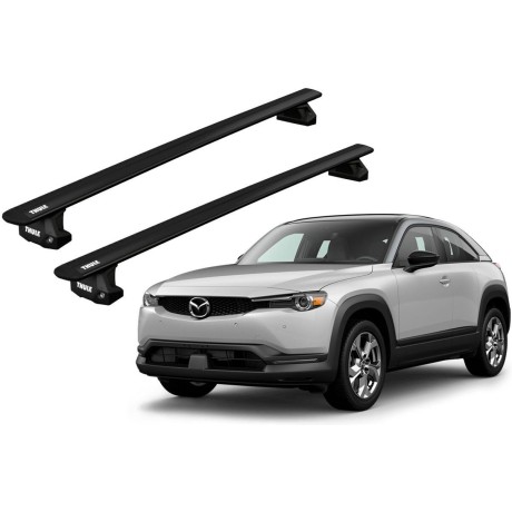 Barras THULE EVO WingBar para autos MAZDA MX-30 desde 2020 - 2023 negro