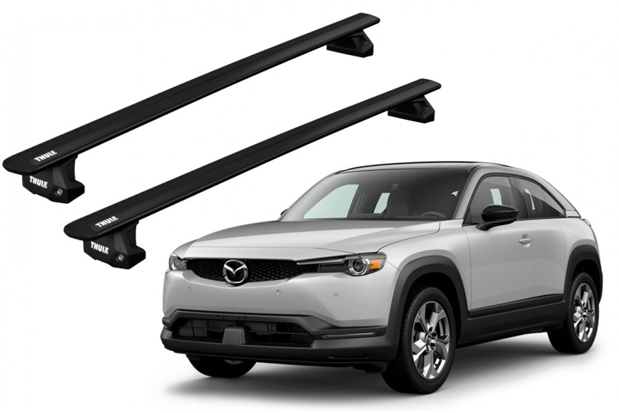 Barras THULE EVO WingBar para autos MAZDA MX-30 desde 2020 - 2023 negro