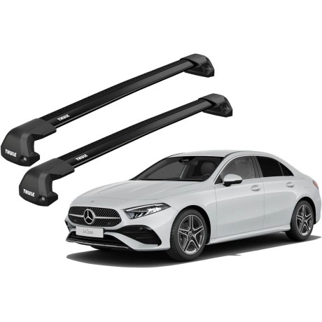 Barras Thule MERCEDES BENZ A-Class 19- PF / EDGE Flush BLACK