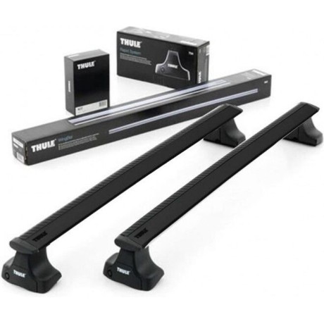 Barras THULE WingBar para autos TOYOTA Prius 2009 a 2015 negro
