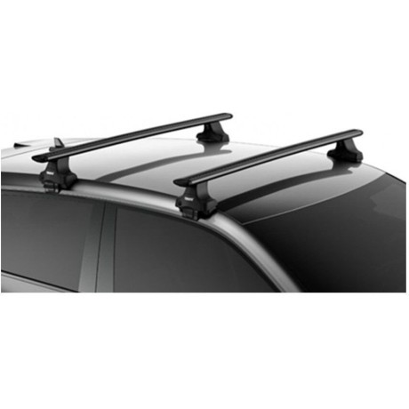 Barras THULE WingBar para autos TOYOTA Prius 2009 a 2015 negro