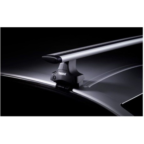 Barras THULE WingBar para autos TOYOTA Prius 2009 a 2015 negro