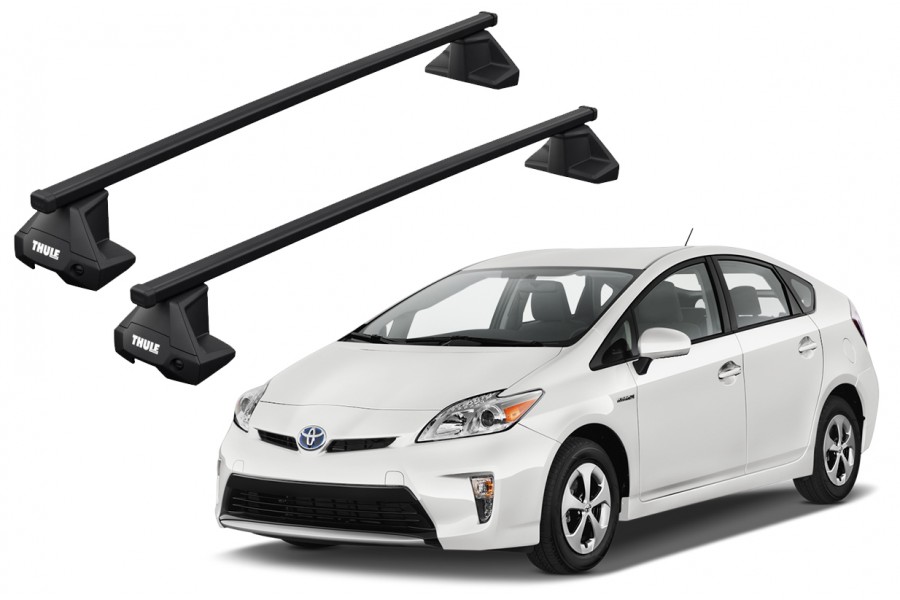 Barras THULE EVO SquareBar para autos TOYOTA Prius 2009 a 2015