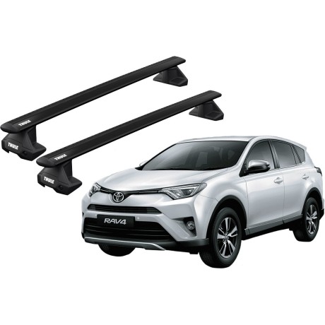 Barras THULE EVO WingBar para autos TOYOTA RAV 4 2013 a 2015 negro