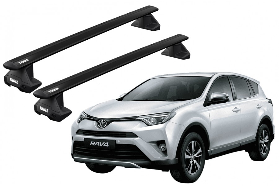 Barras THULE EVO WingBar para autos TOYOTA RAV 4 2013 a 2015 negro
