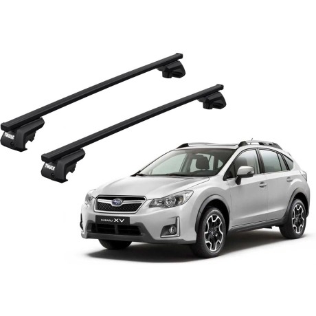 Barras THULE EVO SquareBar para autos SUBARU XV 2012 a 2016