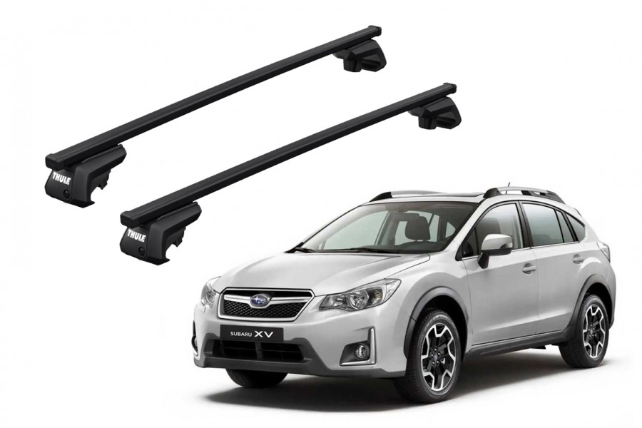 Barras THULE EVO SquareBar para autos SUBARU XV 2012 a 2016