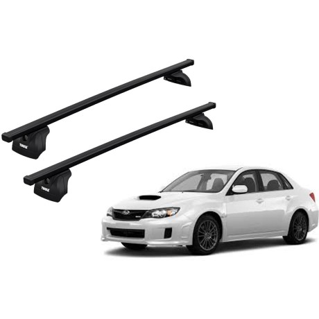 Barras THULE SquareBar para autos SUBARU Impreza 2007 a 2011