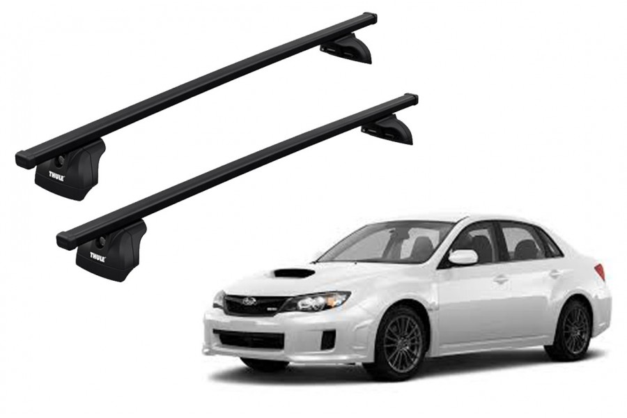 Barras THULE SquareBar para autos SUBARU Impreza 2007 a 2011
