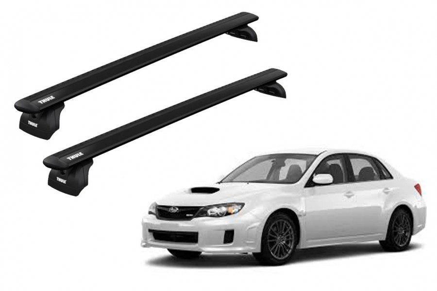 Barras THULE WingBar para autos SUBARU Impreza 2007 a 2011 negro