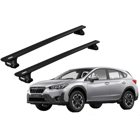 Barras THULE EVO WingBar para autos SUBARU XV GT desde 2017 - 2022 negro
