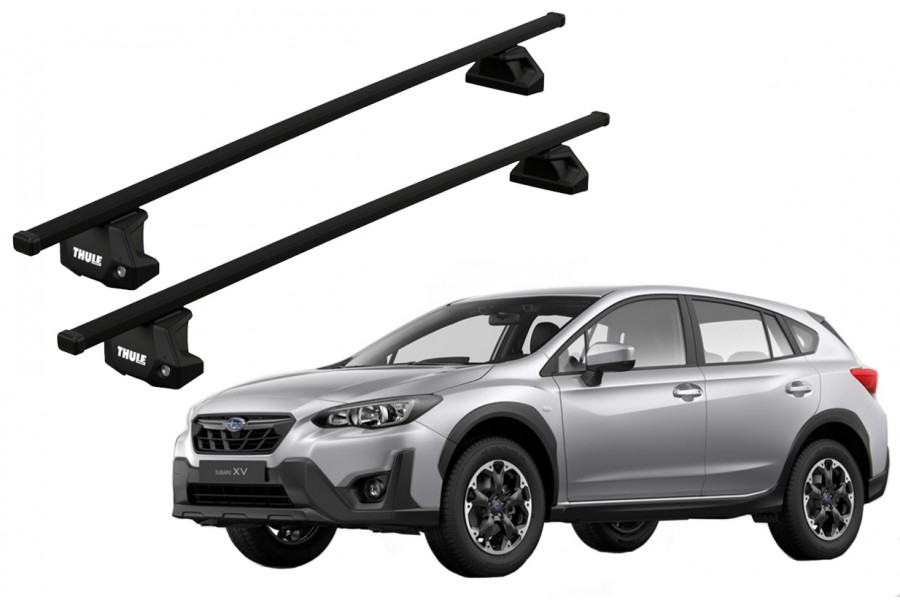 Barras THULE EVO SquareBar para autos SUBARU XV GT desde 2017 - 2022