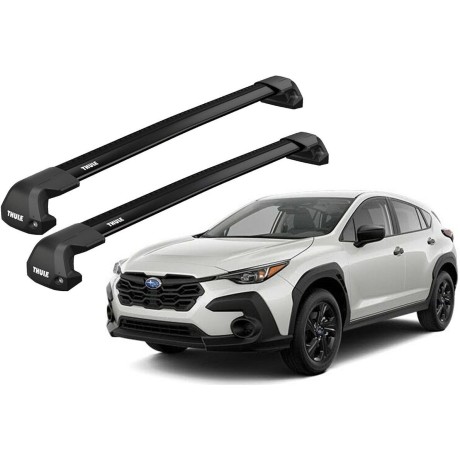 Barras THULE EDGE Flush para autos SUBARU Crosstrek desde 2023 negro