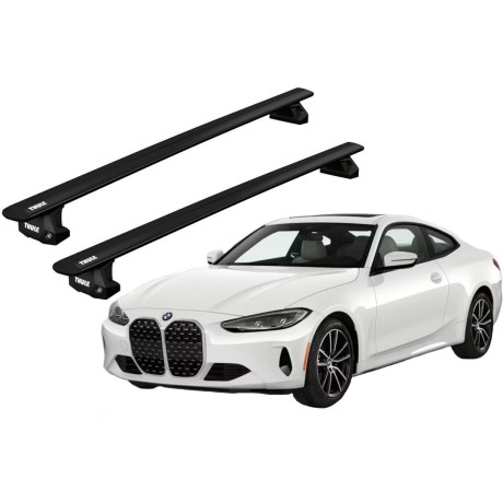 Barras THULE EVO WingBar para autos BMW 4-Series (G22) desde 2021 negro