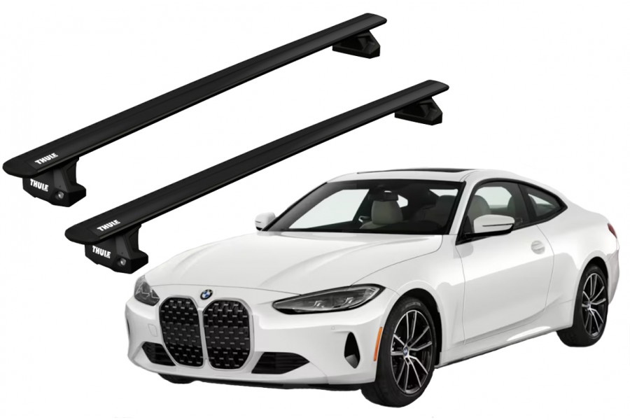 Barras THULE EVO WingBar para autos BMW 4-Series (G22) desde 2021 negro