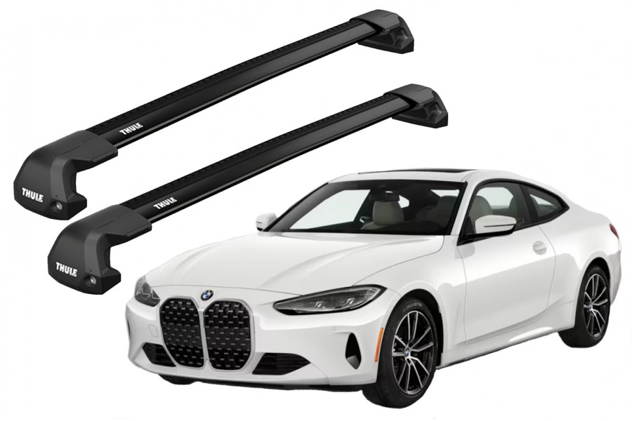 Barras THULE EDGE Flush para autos BMW 4-Series (G22) desde 2021 negro