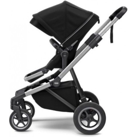 Coche Thule Sleek Black Midnight + Silla Auto Cybex Aton5