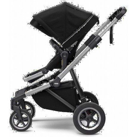 Coche Thule Sleek Black Midnight + Silla Auto Cybex Aton5