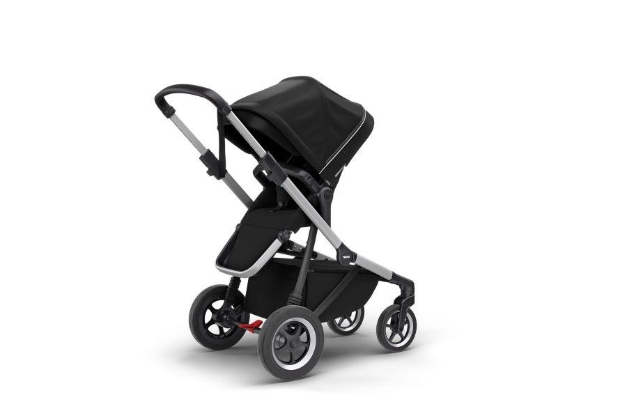 Coche Thule Sleek Black Midnight + Silla Auto Cybex Aton5