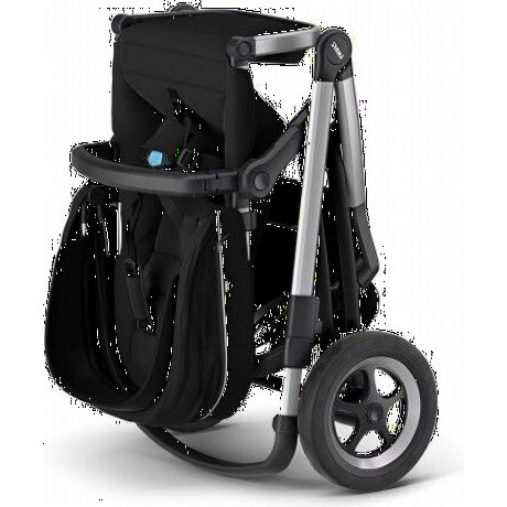 Coche Thule Sleek Black Midnight + Silla Auto Cybex Aton5