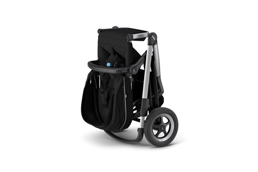 Coche Thule Sleek Black Midnight + Silla Auto Cybex Aton5