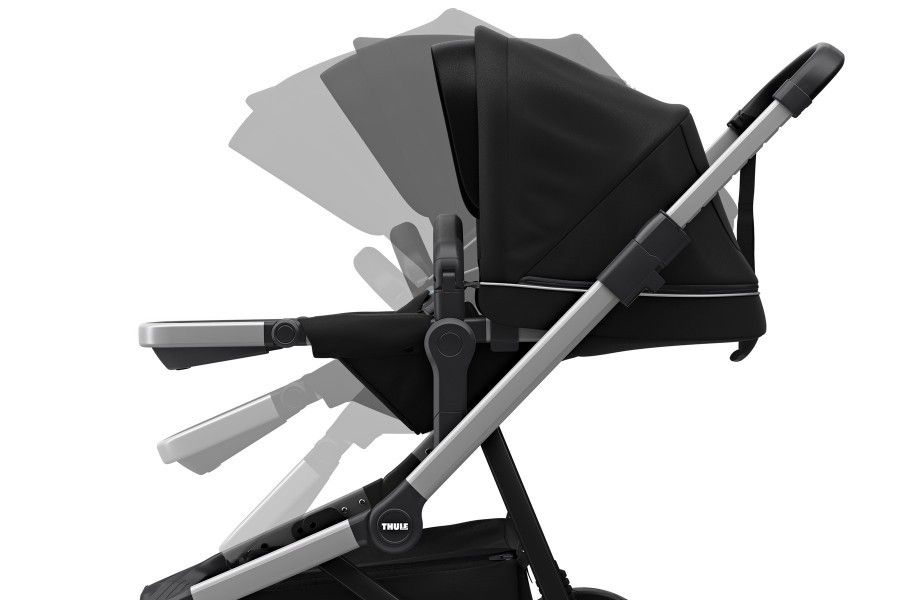 Coche Thule Sleek Black Midnight + Silla Auto Cybex Aton5