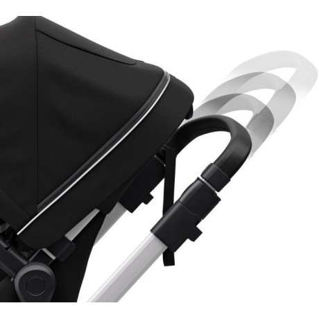 Coche Thule Sleek Black Midnight + Silla Auto Cybex Aton5