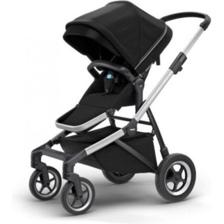 Coche Thule Sleek Black Midnight + Silla Auto Cybex Aton5