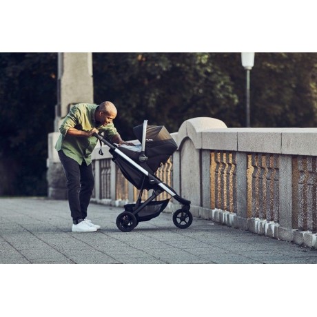 Coche Thule Spring Majolica + Silla Auto Cybex Nido Aton B2 I-Size