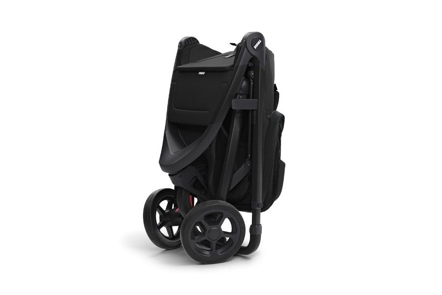 Coche Thule Spring Black + Silla Auto Cybex Nido Aton B2 I-Size