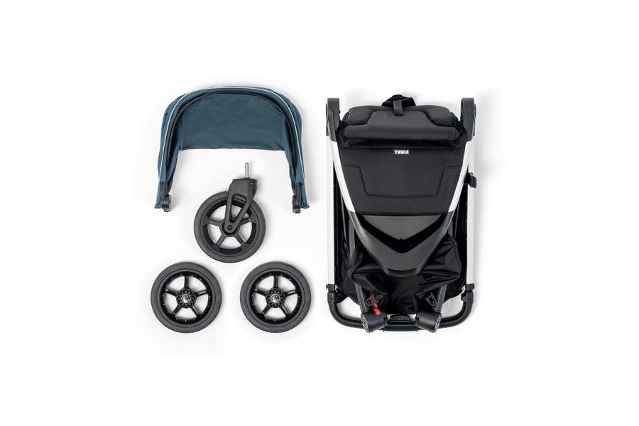 Coche Thule Spring Black + Silla Auto Cybex Nido Aton B2 I-Size