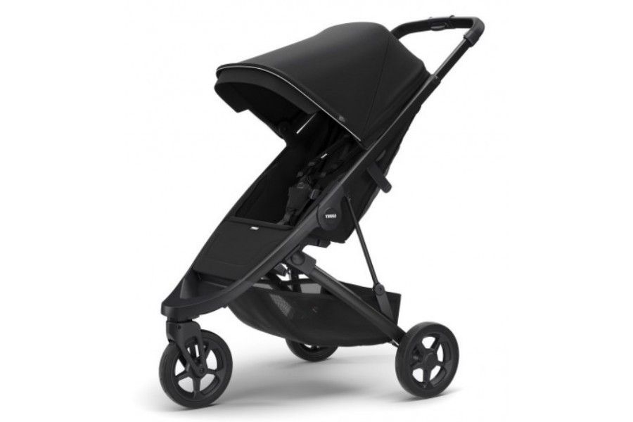 Coche Thule Spring Black + Silla Auto Cybex Nido Aton B2 I-Size