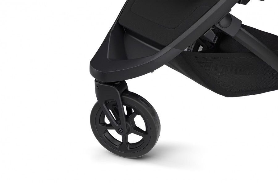 Coche Thule Spring Black Misty + Silla Auto Cybex Nido Aton B2 I-Size