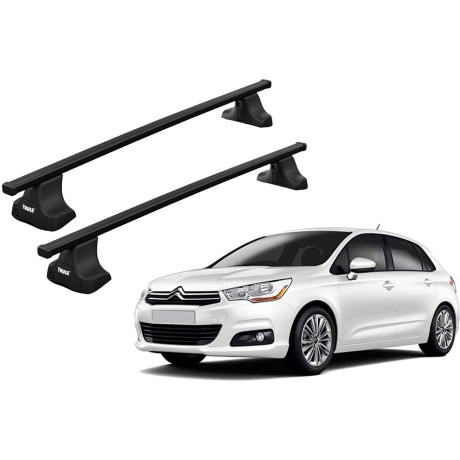 Barras THULE SquareBar para autos CITROEN C4 desde 2010 a 2018