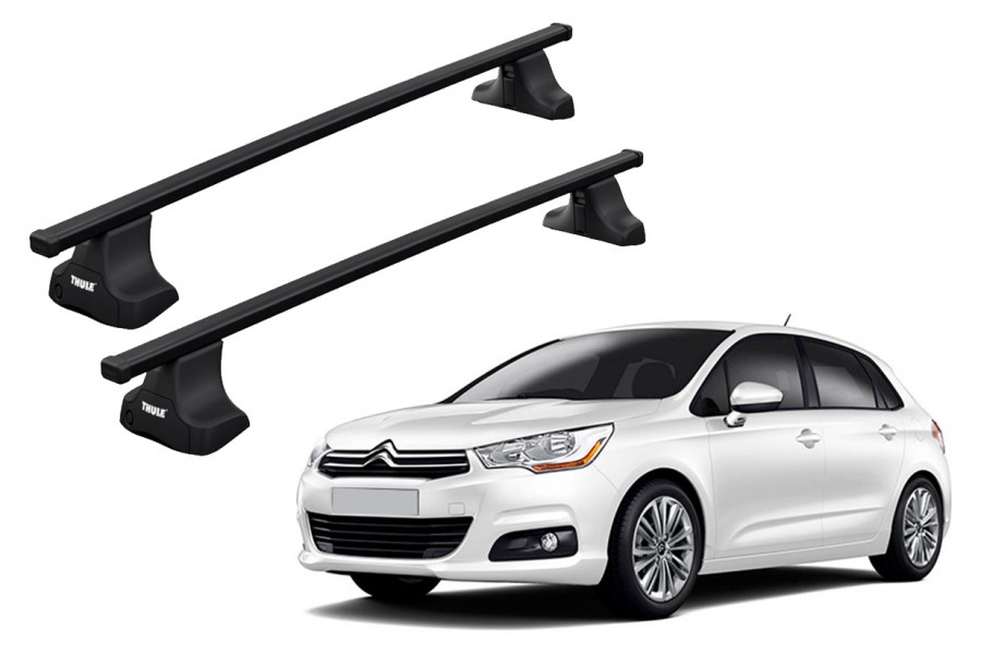 Barras THULE SquareBar para autos CITROEN C4 desde 2010 a 2018