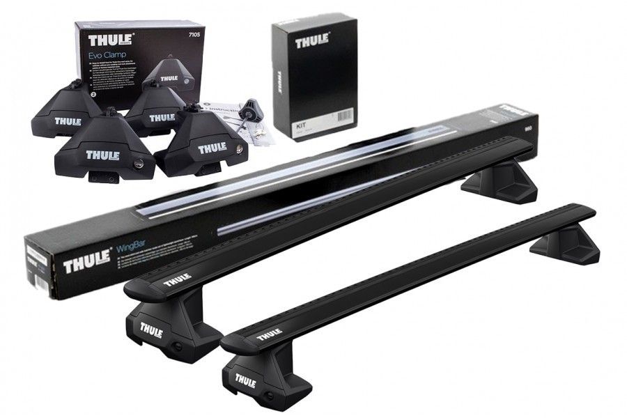 Barras THULE EVO WingBar para autos BYD Yuan Plus desde 2022 negro