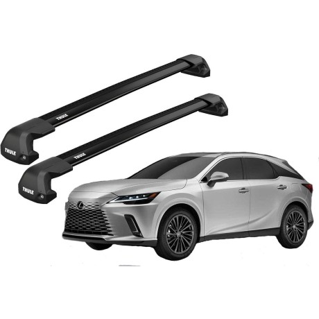 Barras THULE EDGE Flush para autos LEXUS RX-Series desde 2023 negro