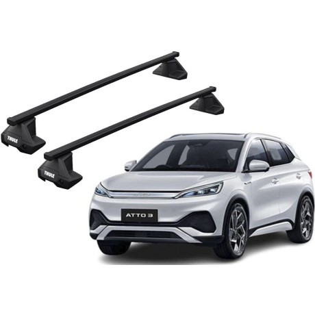 Barras THULE EVO SquareBar para autos BYD Yuan Plus desde 2022