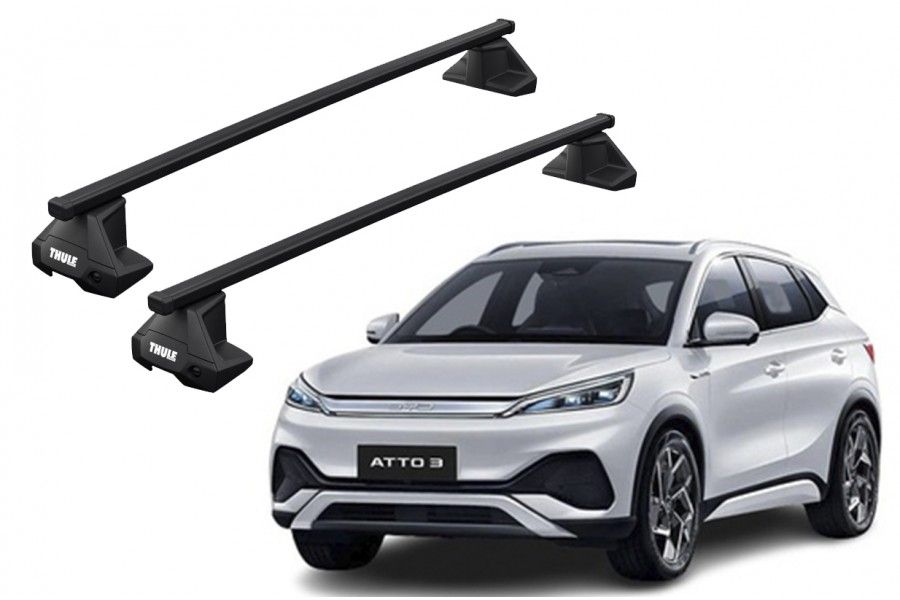Barras THULE EVO SquareBar para autos BYD Yuan Plus desde 2022