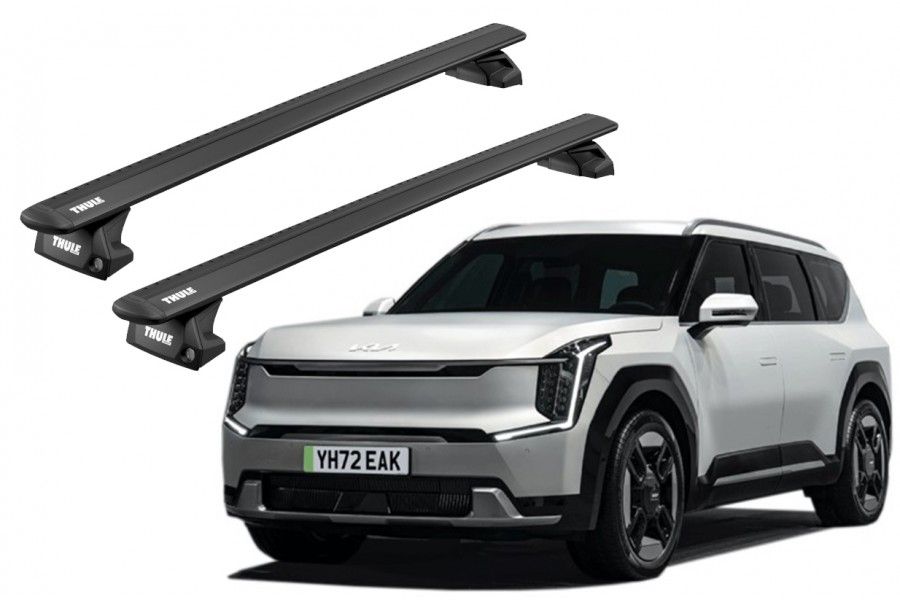 Barras THULE EVO WingBar para autos KIA EV9 desde 2023 negro