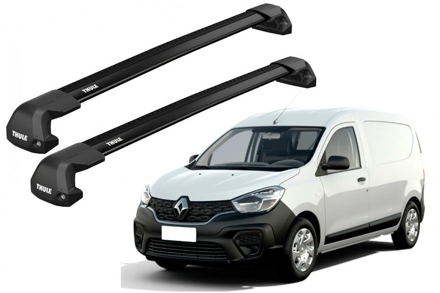 Barras THULE EDGE Flush para Van RENAULT Express desde 2021 - 2023 negro