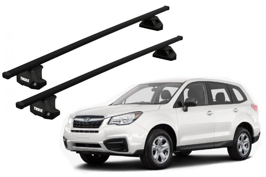 Barras THULE EVO SquareBar para autos SUBARU Forester desde 2019-2024
