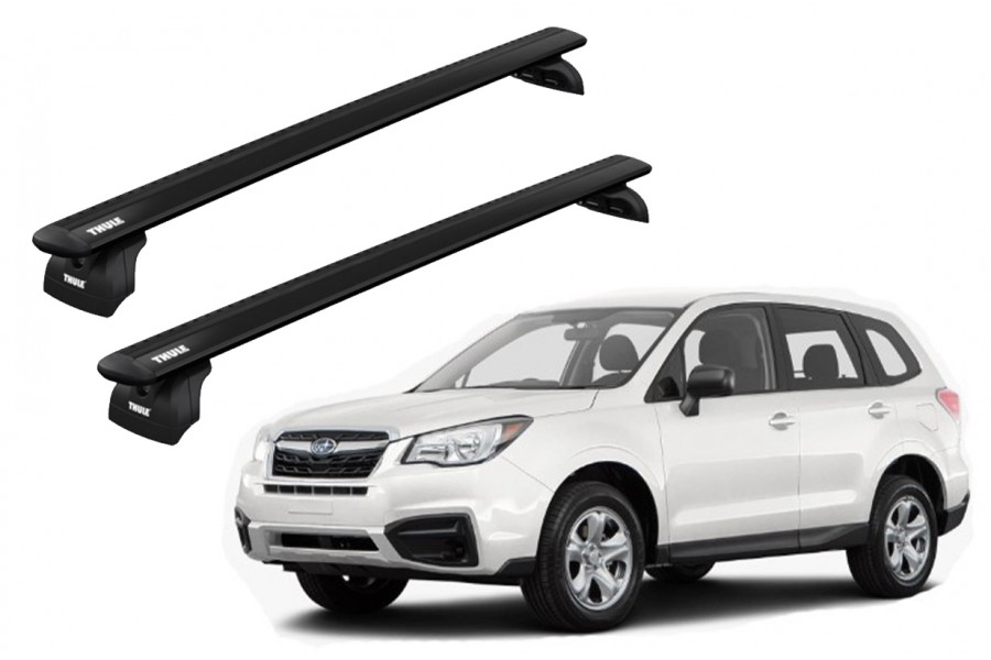 Barras THULE WingBar para autos SUBARU Forester desde 2019-2024 negro