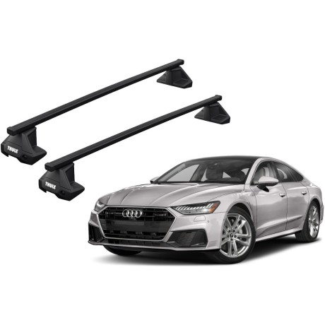 Barras THULE EVO SquareBar para autos AUDI A7 desde 2018 a 2024