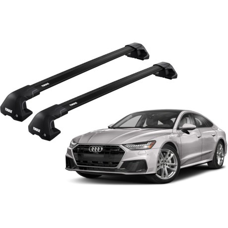 Barras THULE EDGE Flush para autos AUDI A7 desde 2018 a 2024 negro