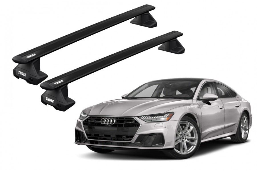 Barras THULE EVO WingBar para autos AUDI A7 desde 2018 a 2024 negro